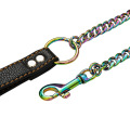 Hot Selling Dog Leash Stainless Steel Nk Chain Leather Dog Chains Pet Supplies
